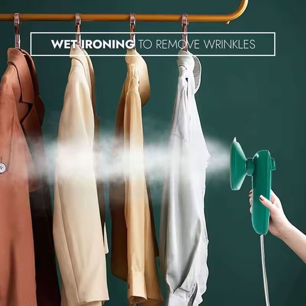Mini Fer à vapeur portatif pour vêtements 150° dégrée - Maison - صورة 3