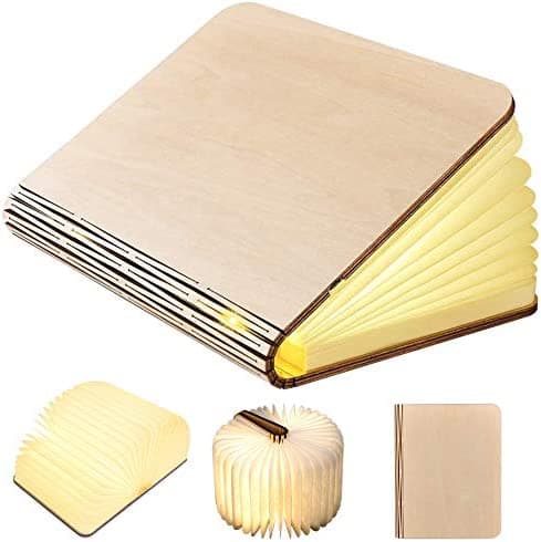 Livre lumineux LED pliable en bois 5 Modes d'éclairage rechargeable - Électronique - صورة 2