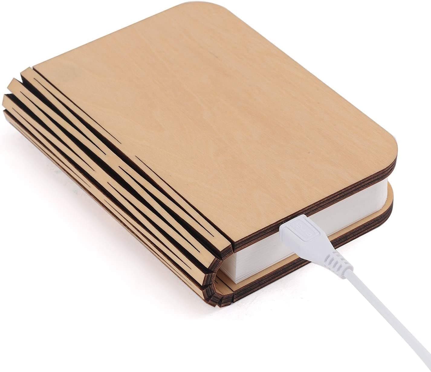 Livre lumineux LED pliable en bois 5 Modes d'éclairage rechargeable - Électronique - صورة 6