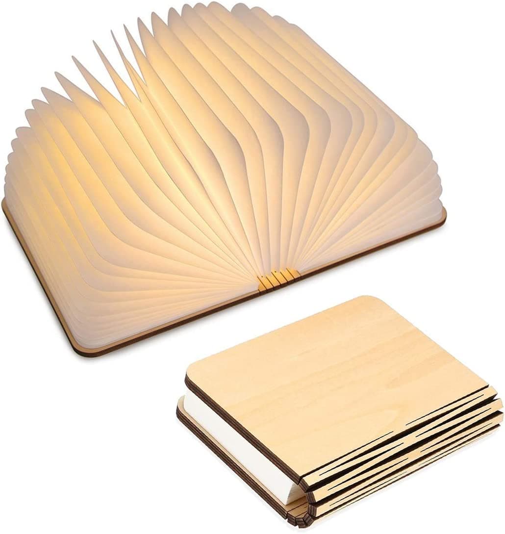 Livre lumineux LED pliable en bois 5 Modes d'éclairage rechargeable - Électronique - صورة 7