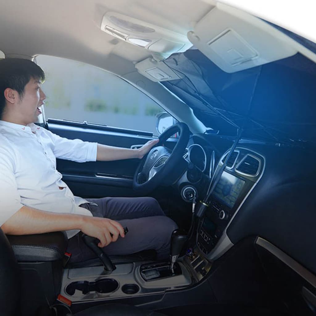 Pare-soleil pliable pour voiture protection solaire bloc UV - Accessoires Auto/Moto - صورة 4