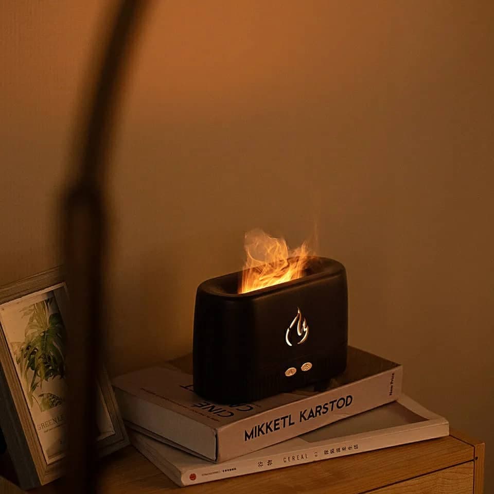 Flame Diffuseur d'huile essentielle et d'arôme pour aromathérapie - Électronique - صورة 3