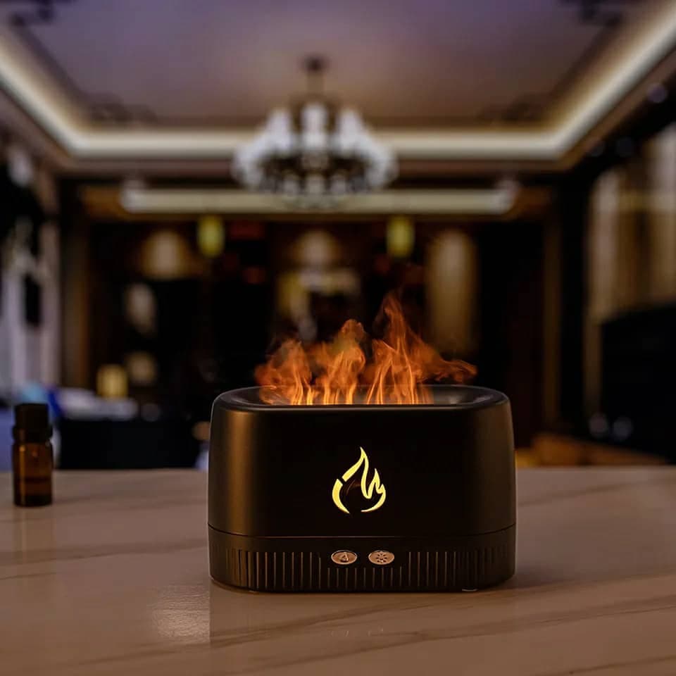 Flame Diffuseur d'huile essentielle et d'arôme pour aromathérapie - Électronique - صورة 6