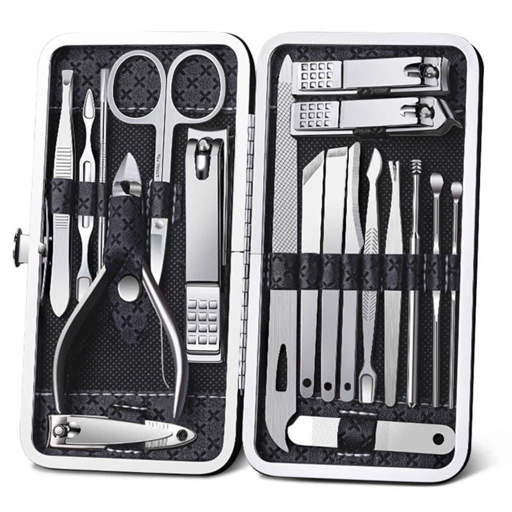 Ensemble de pédicure coupe-ongles 16 pièces avec ciseaux pince à épiler outils de manucure professionnels - Divers - صورة 1
