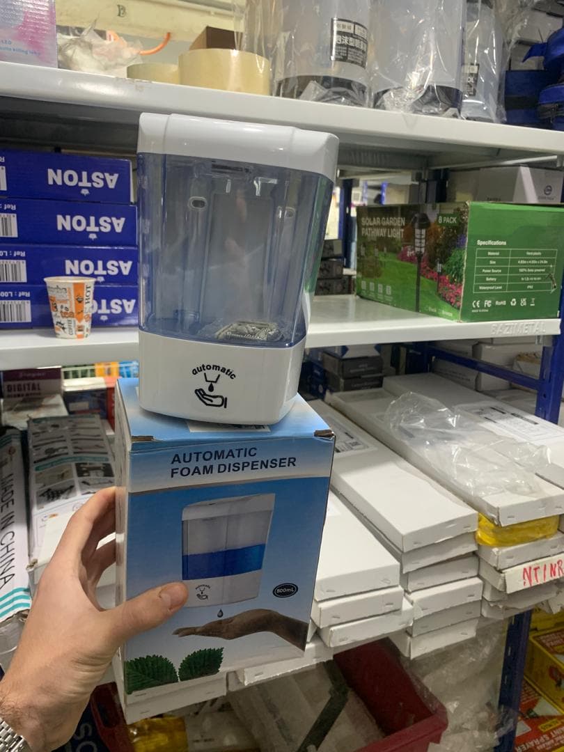 Distributeur automatique de Savon pour les mains sans contact 700ml - Maison - صورة حقيقية 7