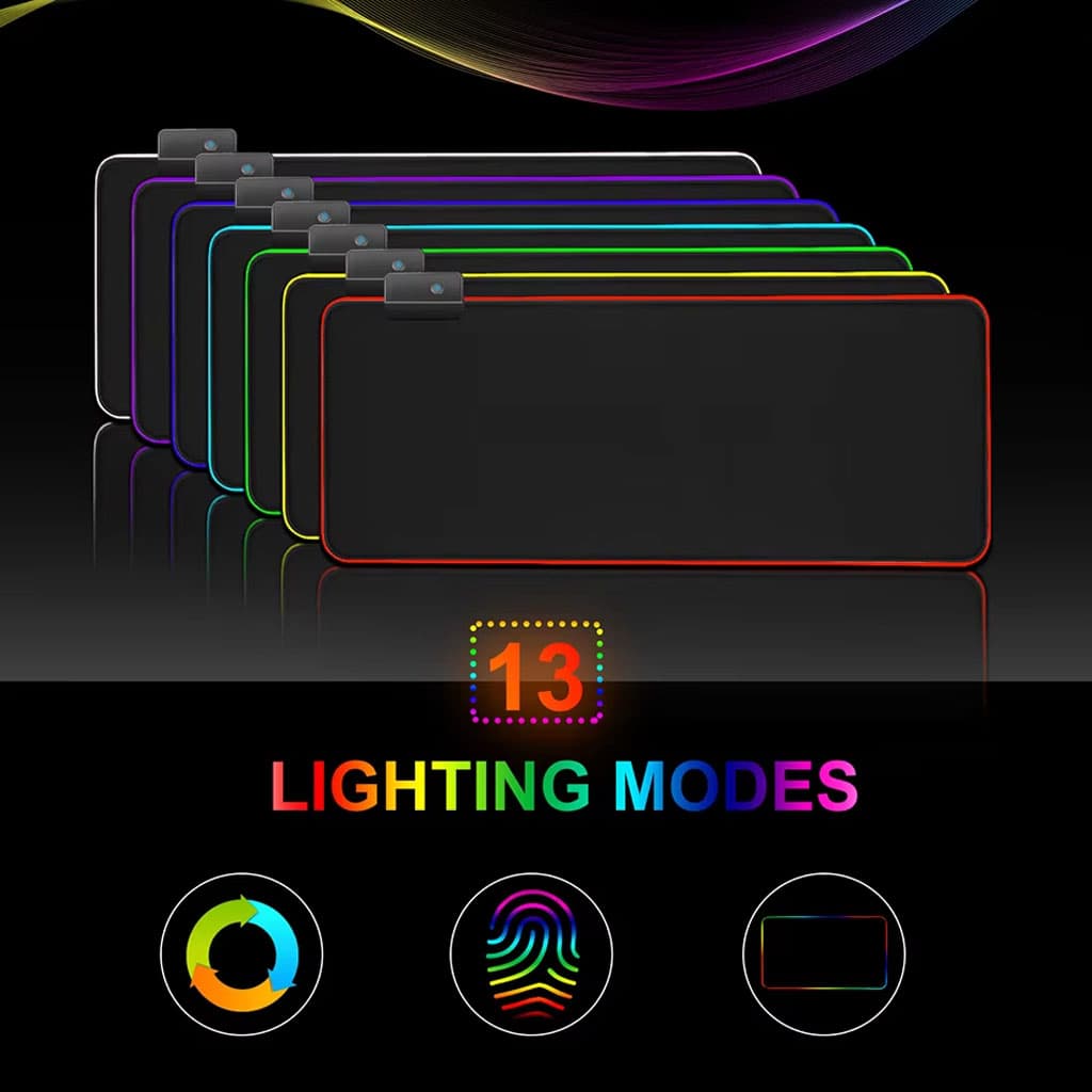 Tapis de souris de jeu RGB Transformez votre expérience de jeu - Électronique - صورة 2