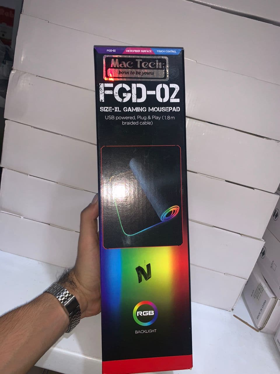 Tapis de souris de jeu RGB Transformez votre expérience de jeu - Électronique - صورة حقيقية 7