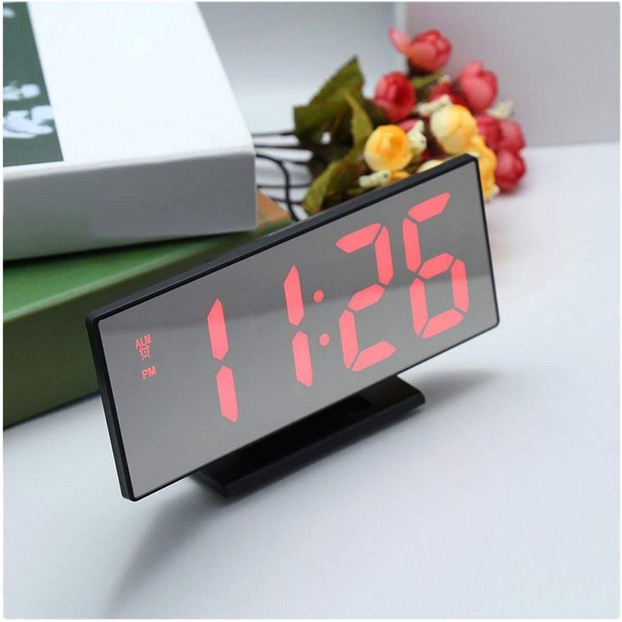 Horloge et réveil thermomètre de table electronique lumineux DS-3618L - Électronique - صورة 2