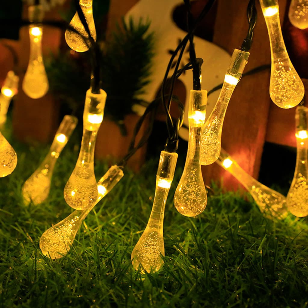 Guirlande lumineuse à 40 LED - 9 m - Branchement direct avec secteur étanche décoration idéale pour chambre (Ampoule) - Décoration - صورة 3