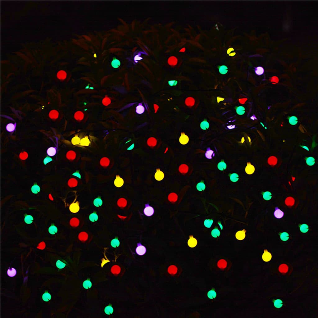 Guirlande lumineuse à 40 LED - 9 m - Branchement direct avec secteur étanche décoration idéale pour chambre (Rond) - Décoration - صورة 2