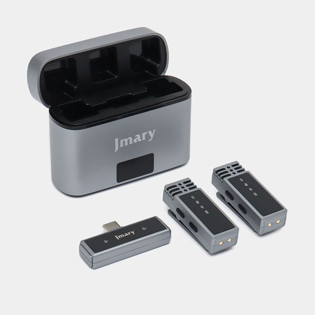 JMARY Microphone Sans-Fil MW-15 (2-TX) TYPE-C - Électronique - صورة 3