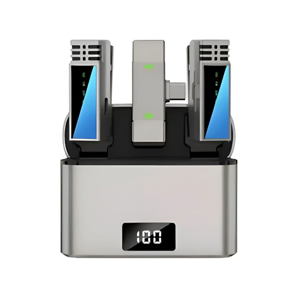JMARY Microphone Sans-Fil MW-15 (2-TX) TYPE-C - Électronique - صورة 4