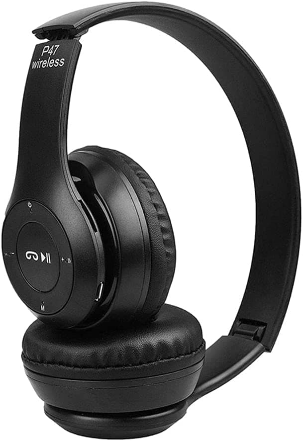 Casque Audio Stereo Bluetooth sans fil modèle P47 pliable - Électronique - صورة 4