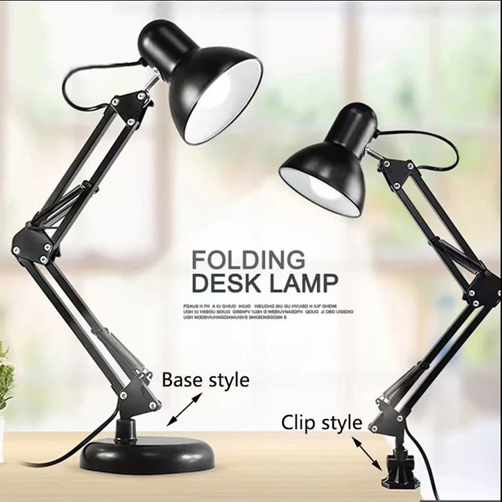 Retro LED Desk Lamp Metal Adjustable E27 - Électronique - صورة 4