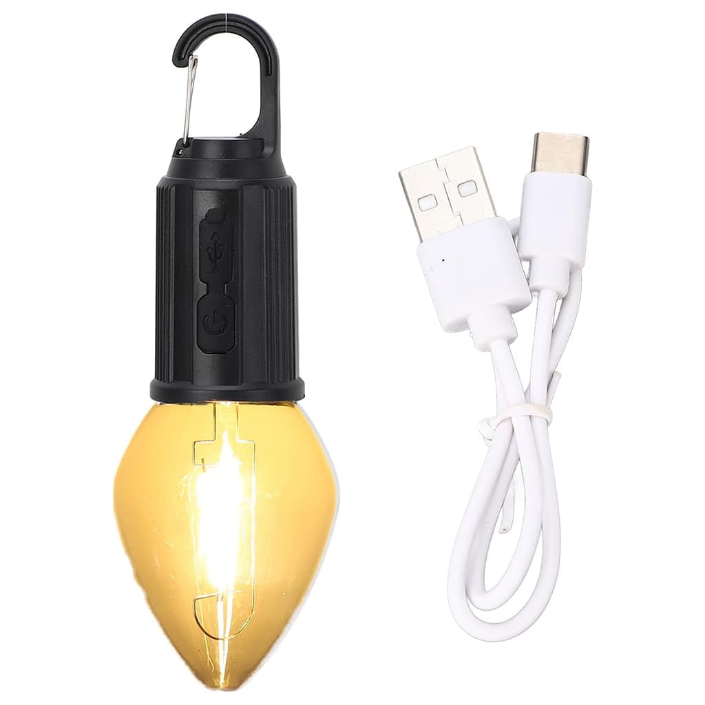 Lampes rechargeables avec crochet à clip, 3 modes d'éclairage - Camping et Randonnée - صورة 2