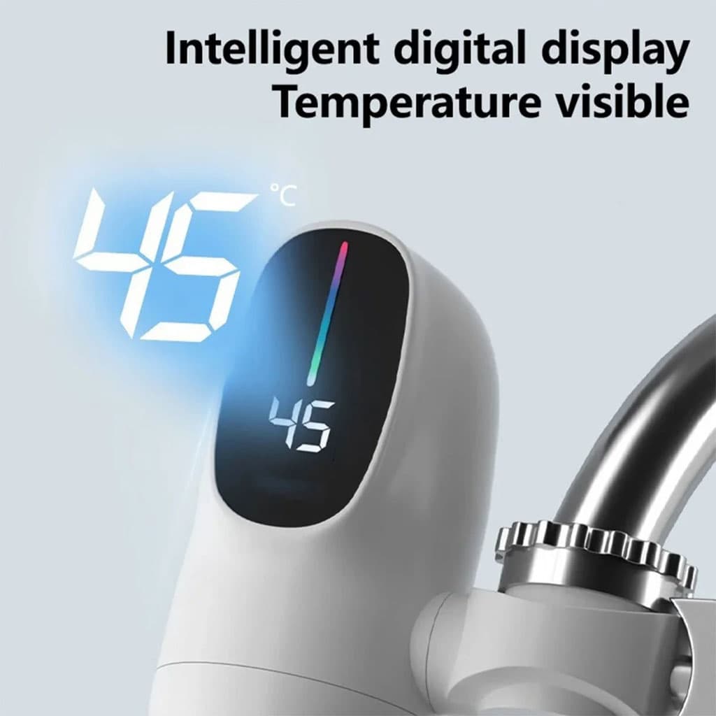 Robinet électrique chauffant rapide à affichage numérique - صنبور تدفئة كهربائي سريع مع شاشة رقمية - Maison - صورة 7