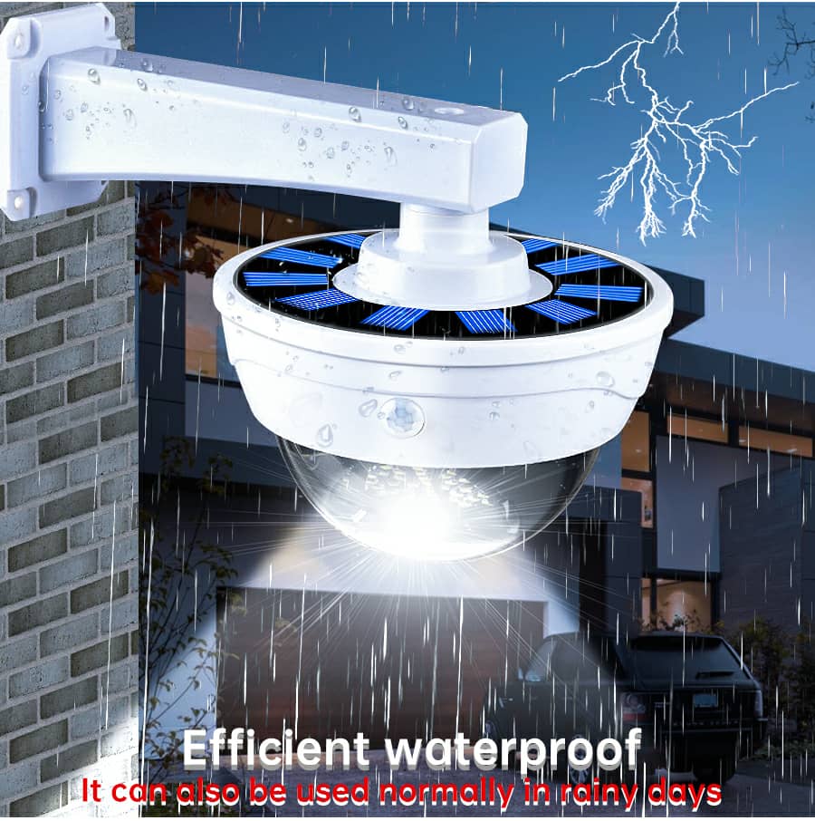 Lampe de Surveillance extérieure solaire Anti-vol, capteur de mouvement PIR à Induction humaine - Électronique - صورة 2