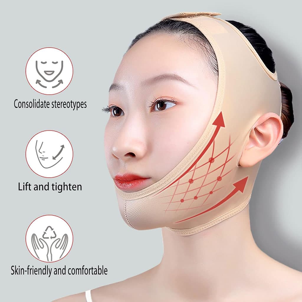 Sangle de compression pour visage Double menton - Soins et Beauté - صورة 1