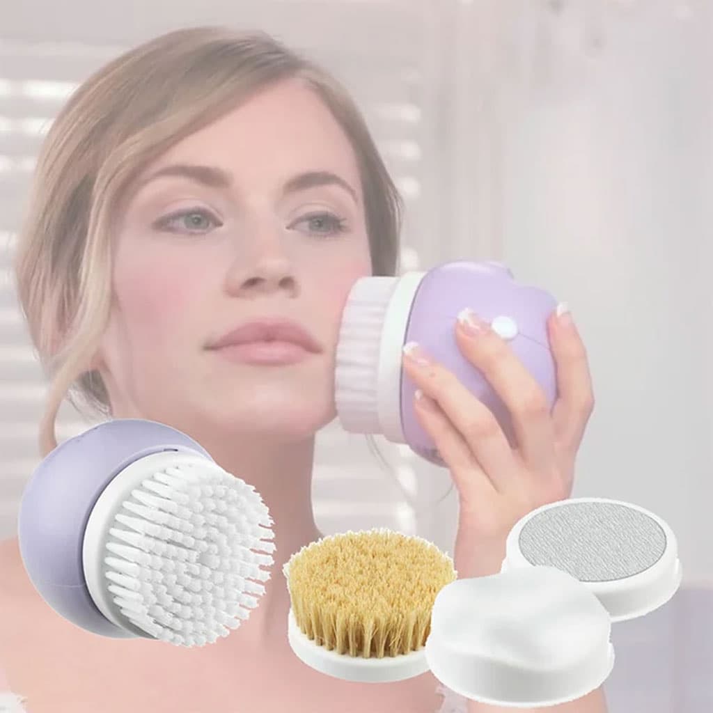 Ensemble de brosses pour soins corporels complets 4 en 1 - Soins et Beauté - صورة 2