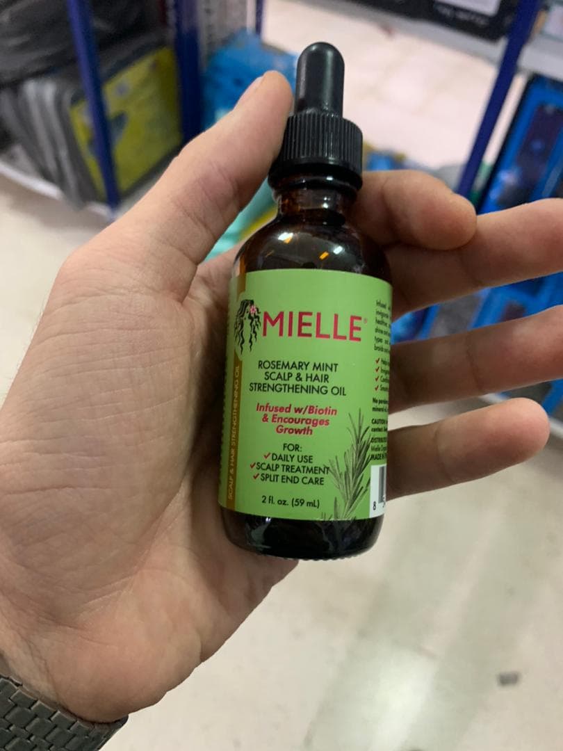 Mielle Huile fortifiante pour le cuir chevelu au romarin et à la menthe Original - Soins et Beauté - صورة حقيقية 8