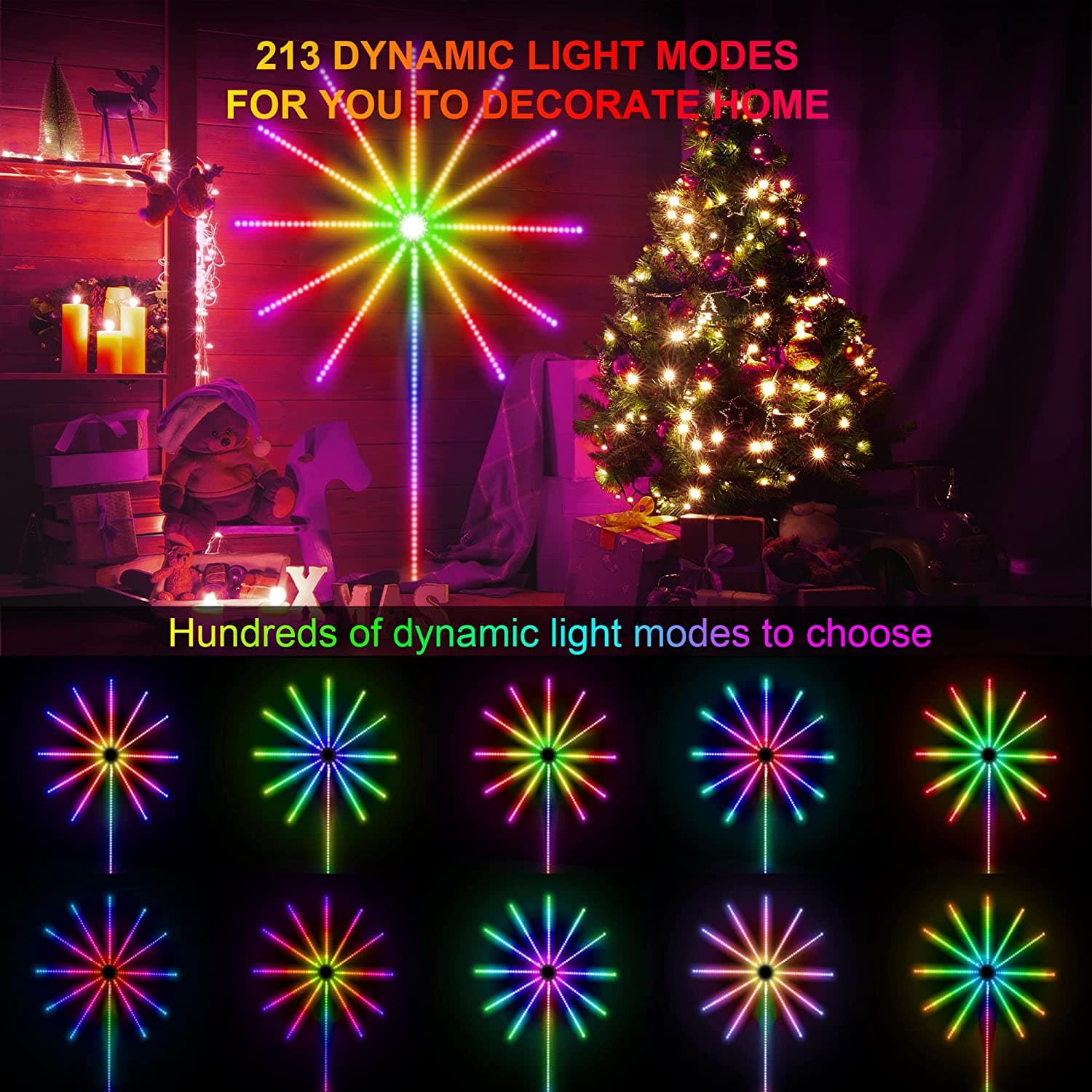feux d’artifice App Smart Control IC Led RGB Light décoration de la maison - Électronique - صورة 6
