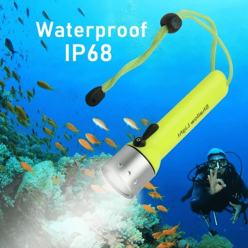 Torche LED professionnelle étanche pour plongée sous-marine - Camping et Randonnée - صورة 2