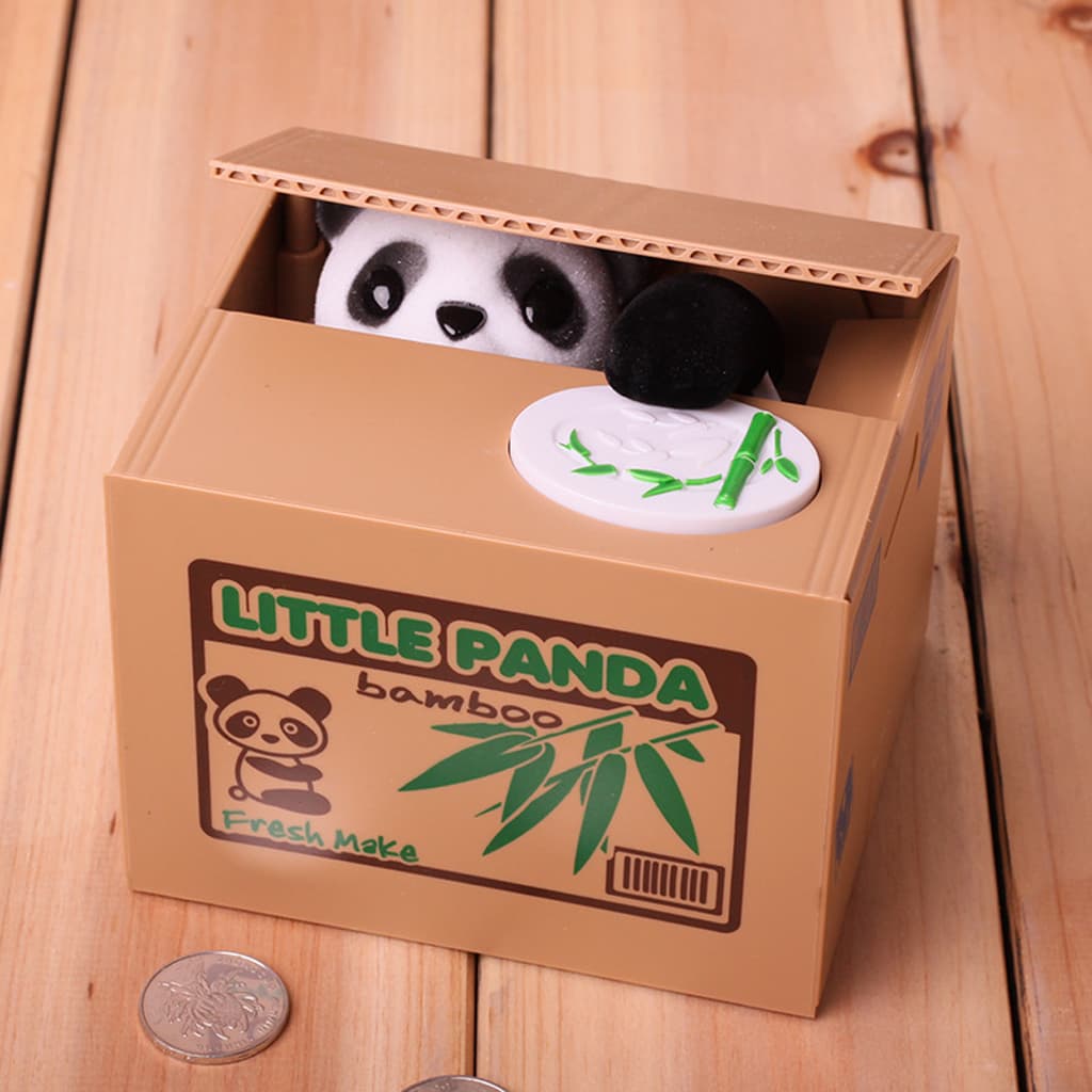 Tirelire automatique avec un mignon petit panda à l’intérieur - Jouet & Gaming - صورة 1