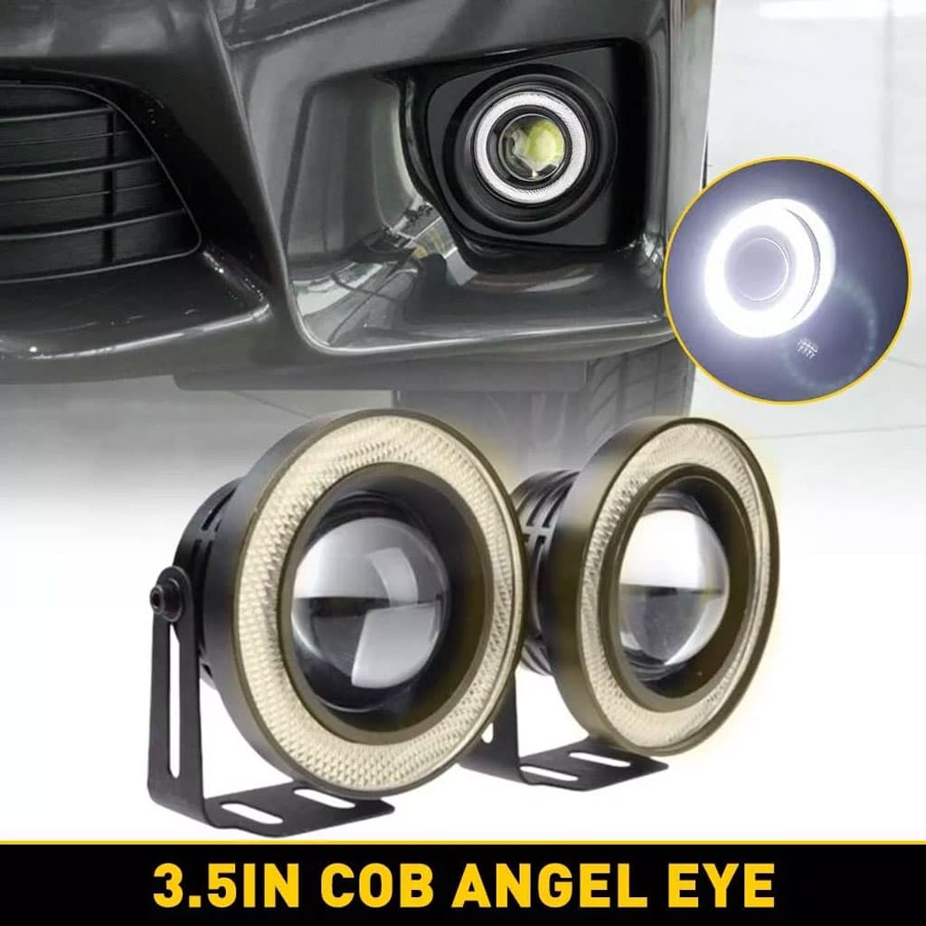 Feu antibrouillard rond LED IP65 7000K éclairage blanc super brillant - Accessoires Auto/Moto - صورة 4