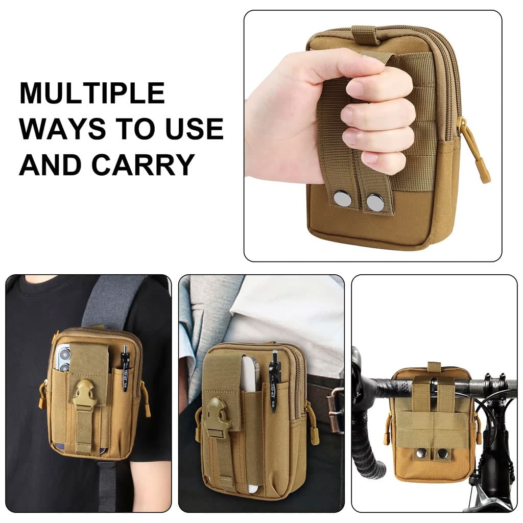 Pochette Sac banane multifonction avec support pour téléphone - Sac à dos et Mode - صورة 5