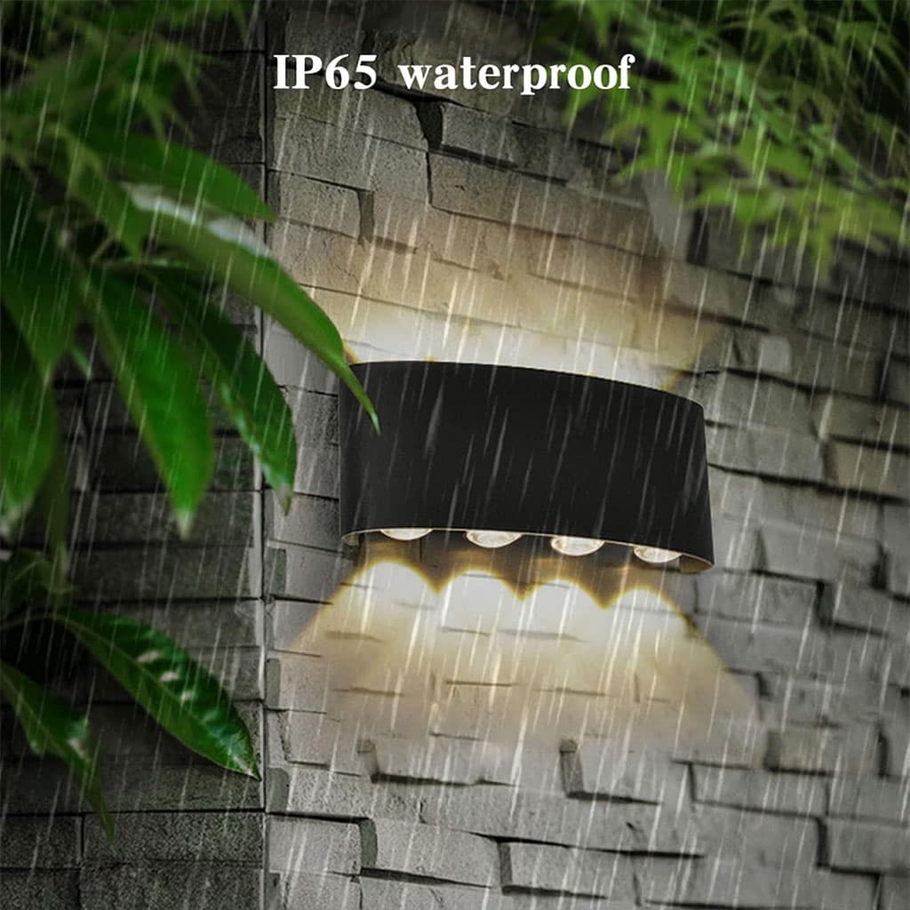 Applique Murale LED 8W D’Éclairage Extérieur 4 Lampes en PP - Décoration - صورة 6