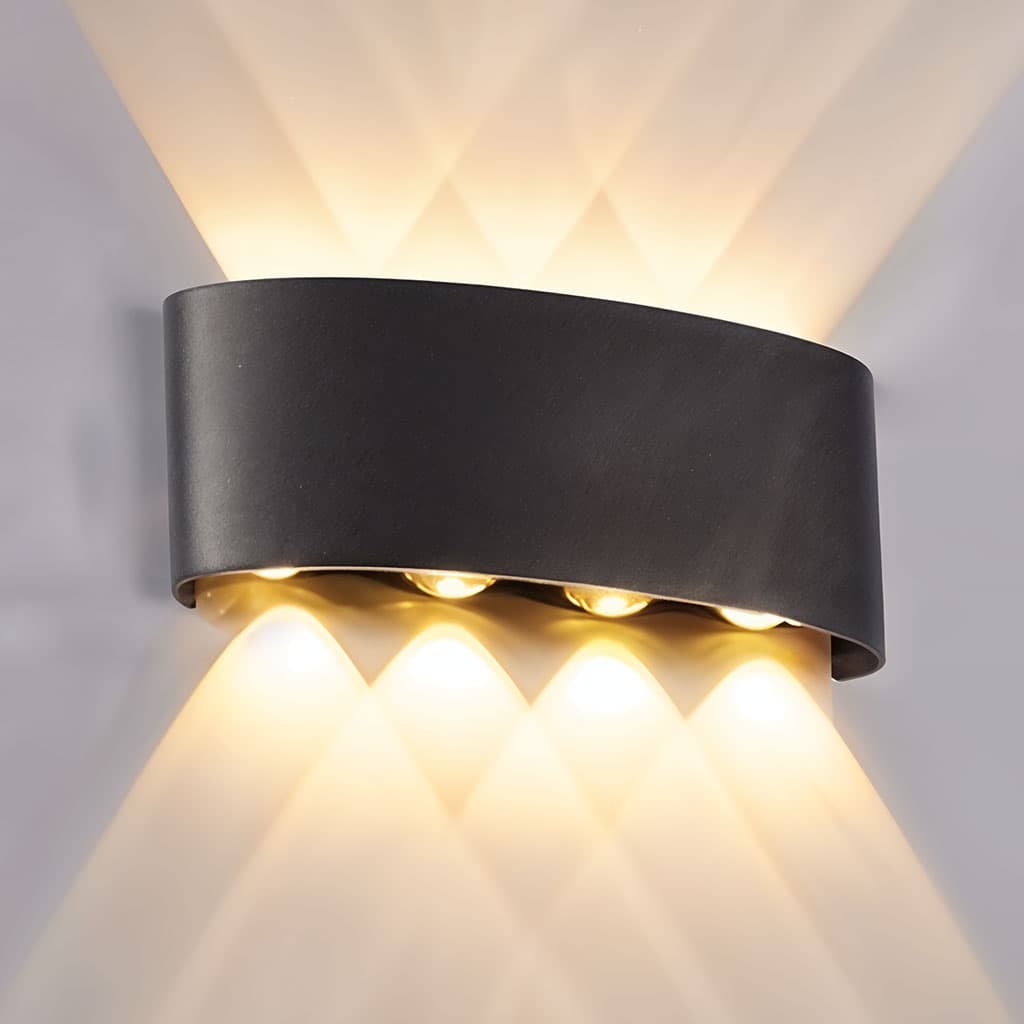 Applique Murale LED 8W D’Éclairage Extérieur 4 Lampes en PP - Décoration - صورة 10