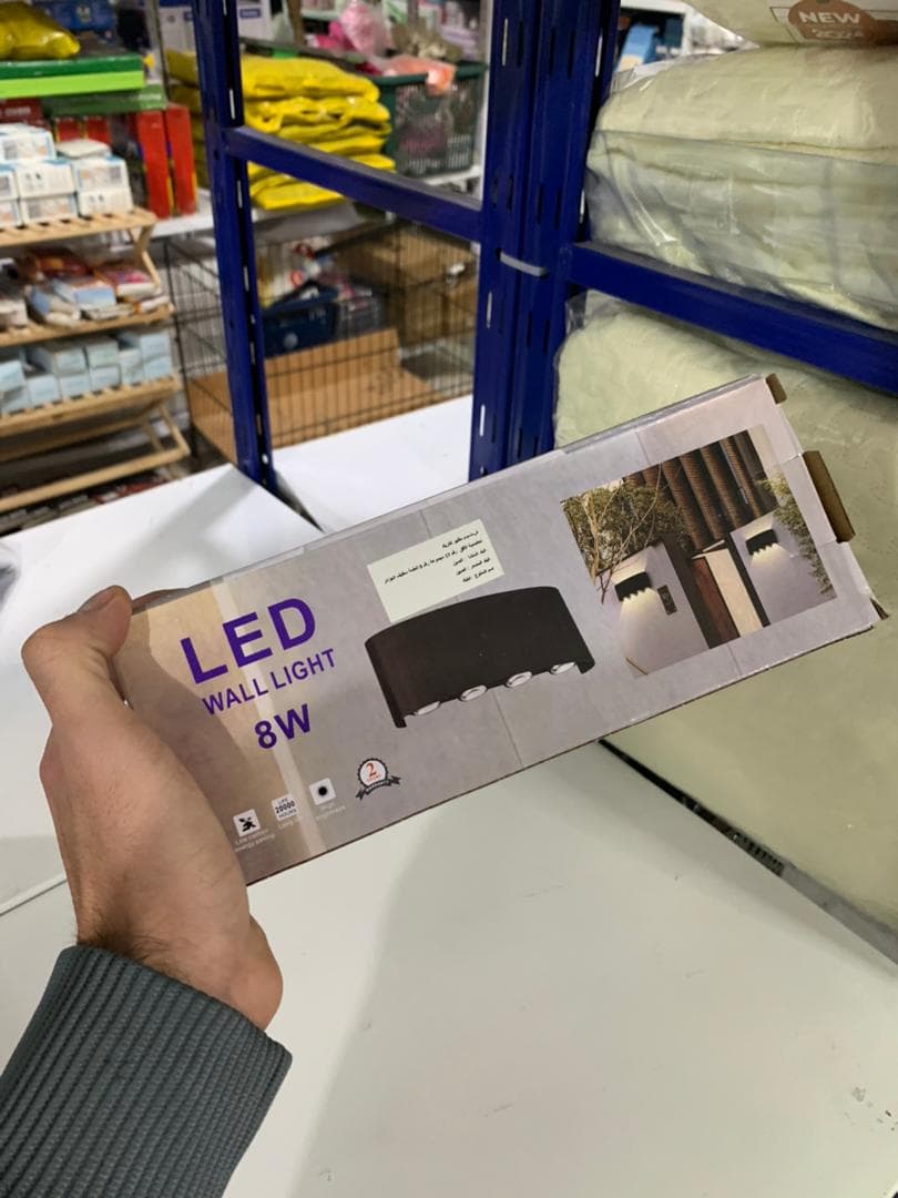 Applique Murale LED 8W D’Éclairage Extérieur 4 Lampes en PP - Décoration - صورة حقيقية 12