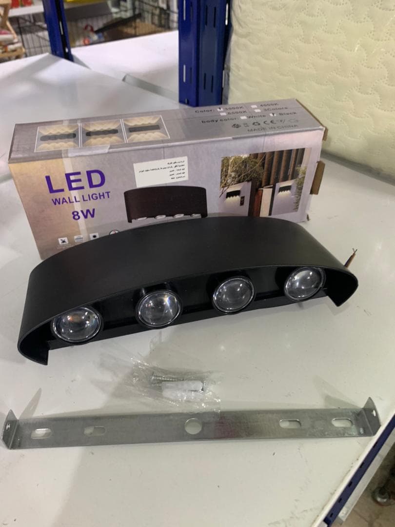 Applique Murale LED 8W D’Éclairage Extérieur 4 Lampes en PP - Décoration - صورة حقيقية 15