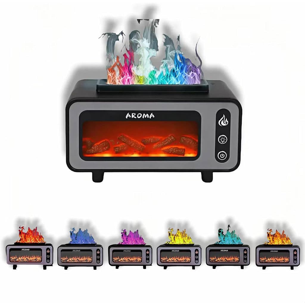 Diffuseur d’huiles essentielles et humidificateur à flamme - Décoration - صورة 3