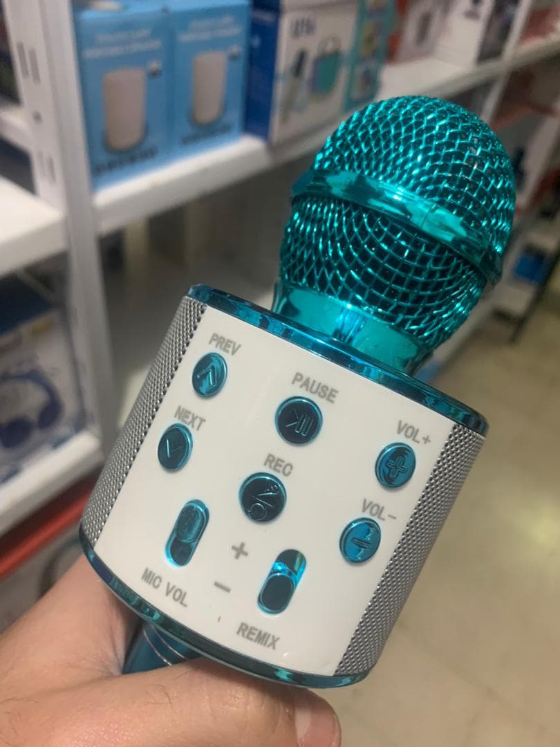Micro Karaoké Bluetooth sans Fil 4 en 1 Compatible avec Android/IOS - Électronique - صورة حقيقية 5