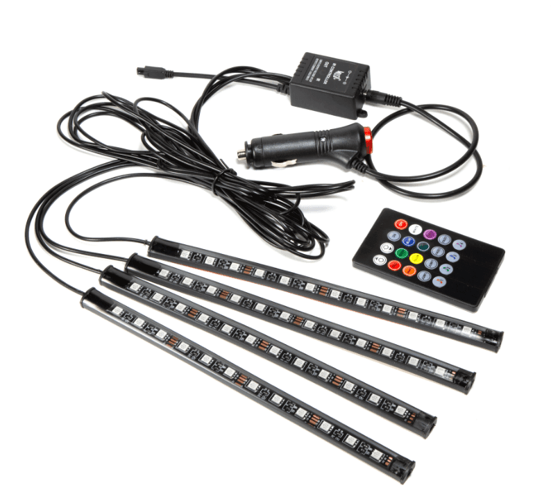 Sound atmosphere lamp 48 LED pour voiture - Accessoires Auto/Moto - صورة 4