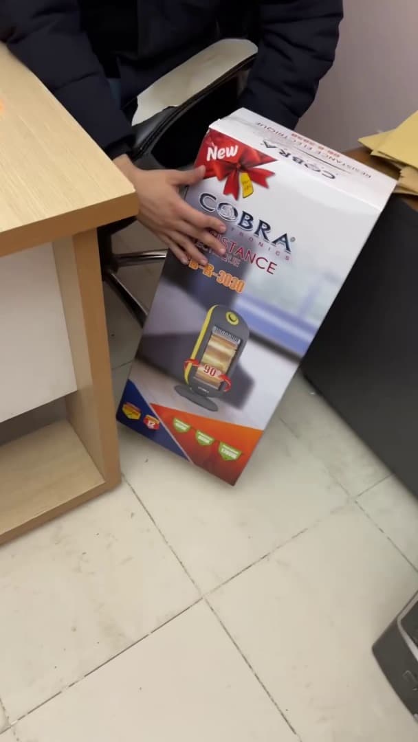 Cobra Chauffage Électrique Économique 3 Résistance 1200W - Maison - صورة حقيقية 4