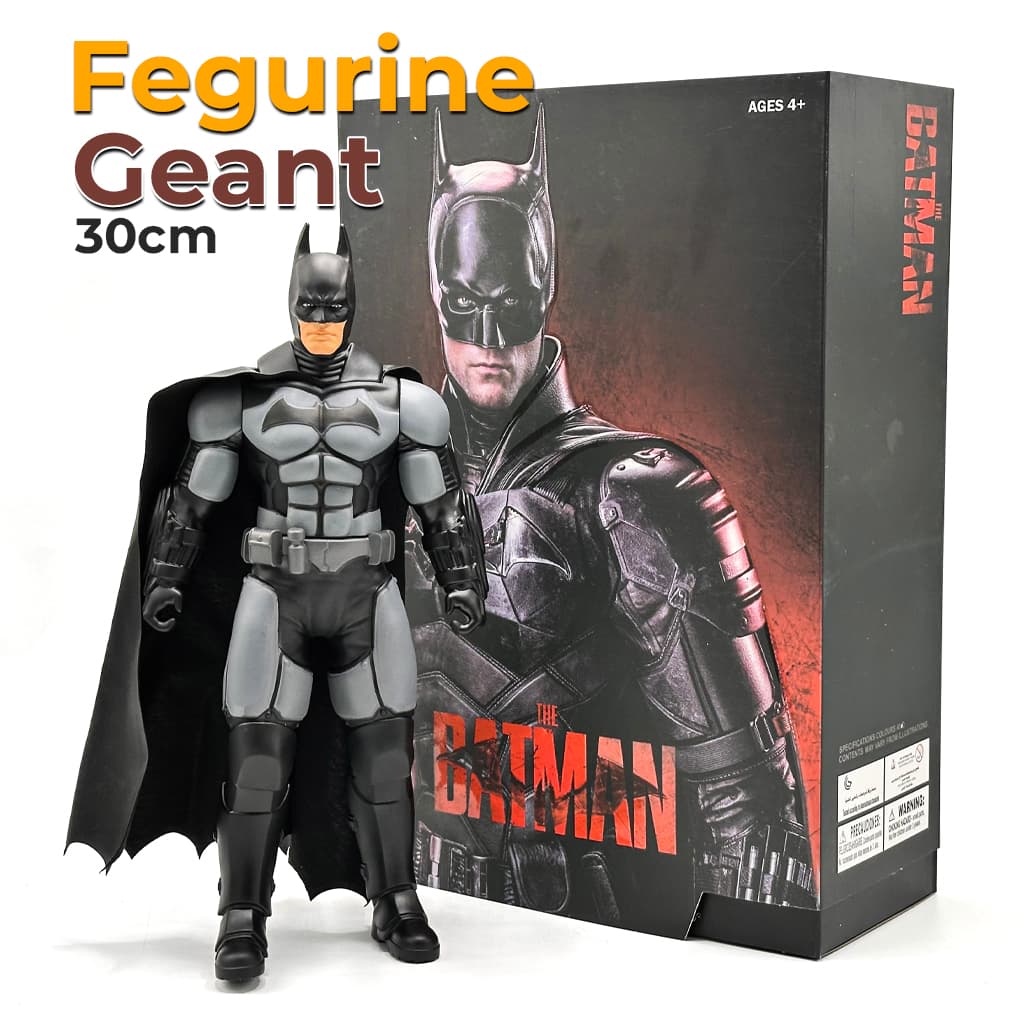 Figurine Géante Batman 30 cm en PVC Le Chevalier Noir à Collectionner - Jouet & Gaming - صورة 1