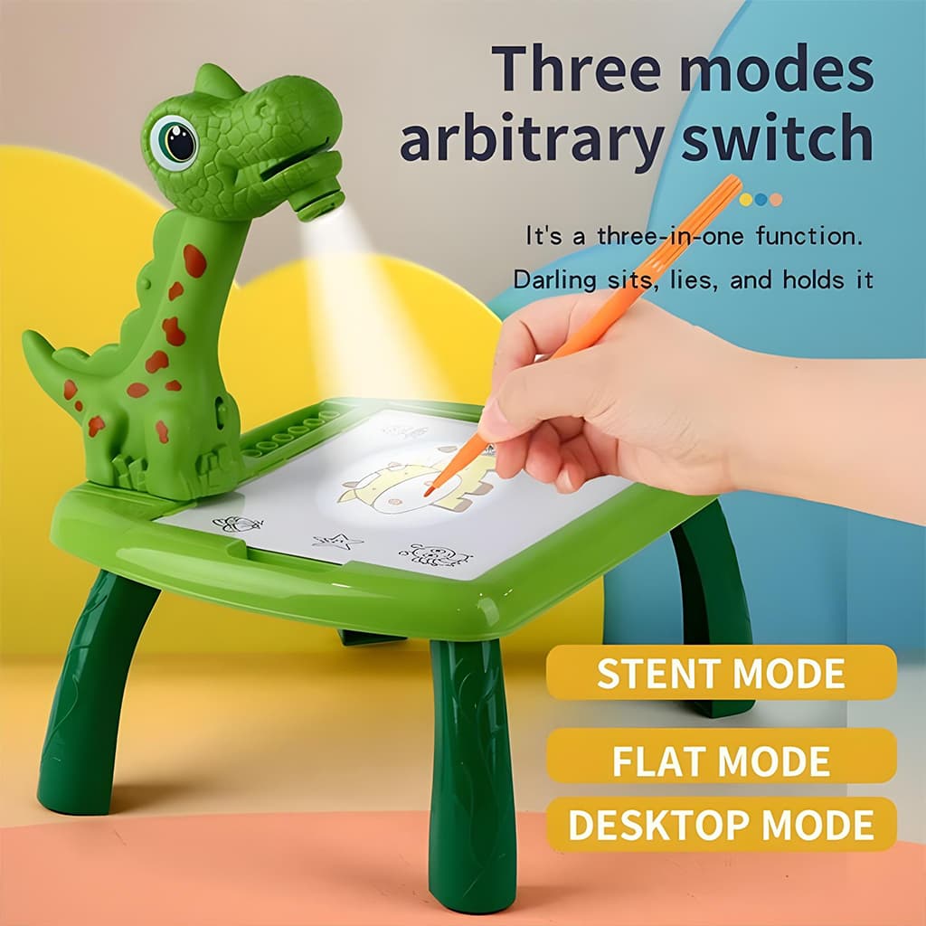 Projecteur de dessin Dino pour enfants avec 24 motifs colorés - Jouet & Gaming - صورة 3