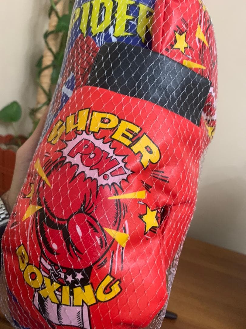 Ensemble de sac de boxe pour enfants Spiderman / Avengers - Jouet & Gaming - صورة حقيقية 9