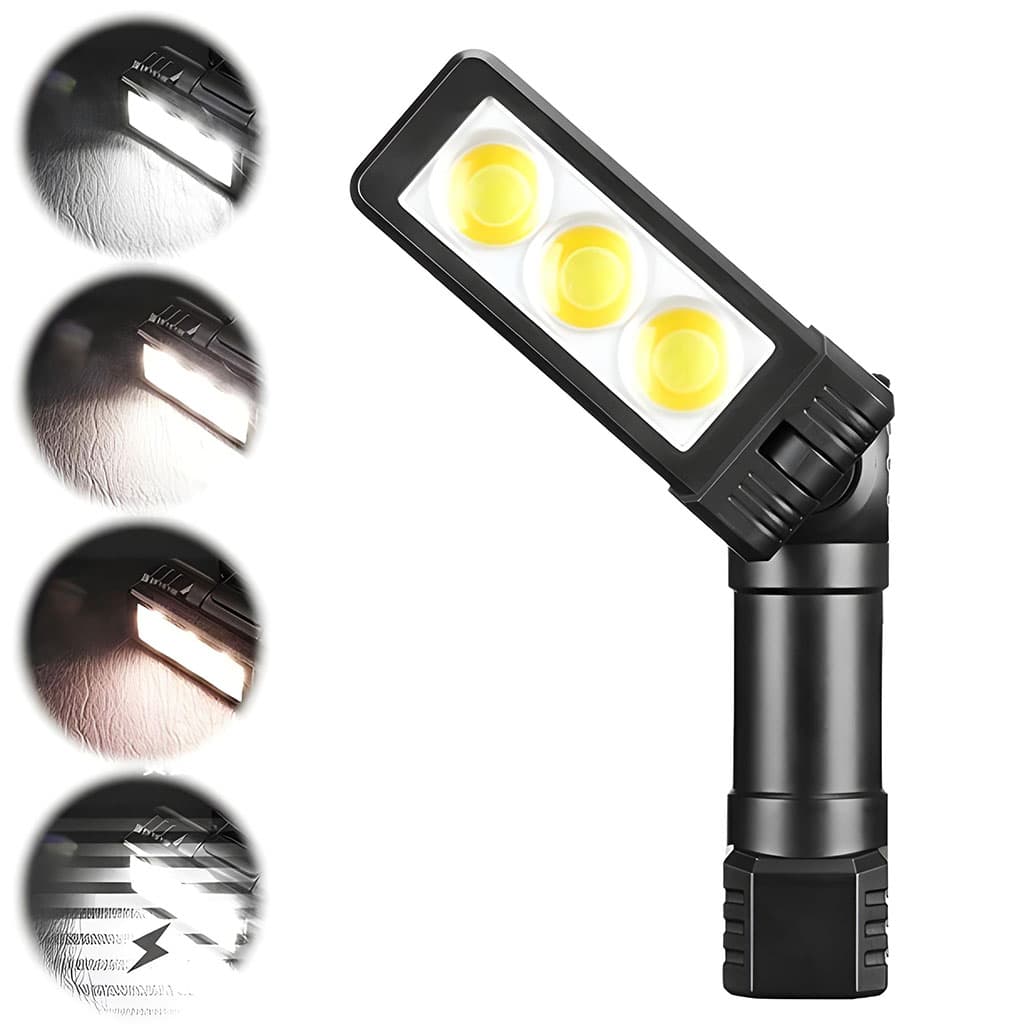 Lampe de Poche LED Portable et Réflecteur 20W - Outillage et Bricolage - صورة 3