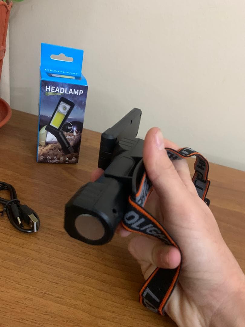 Lampe de Poche LED Portable et Réflecteur 20W - Outillage et Bricolage - صورة حقيقية 11