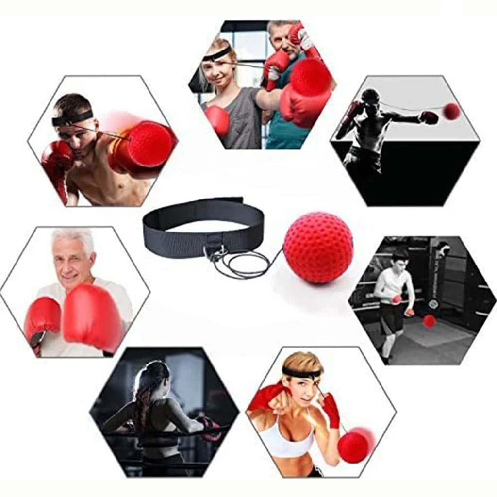 Balle de Boxe Reflex pour améliorer la coordination œil-main 3Pcs - Sport - صورة 5