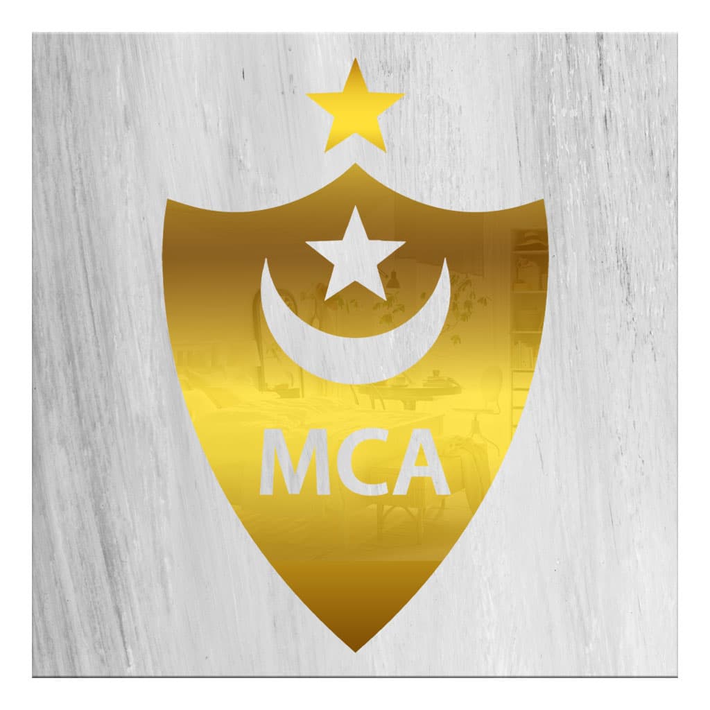 Cadre en Acrylique Effet Gold Miroir Motif Club MCA - Décoration - صورة 4