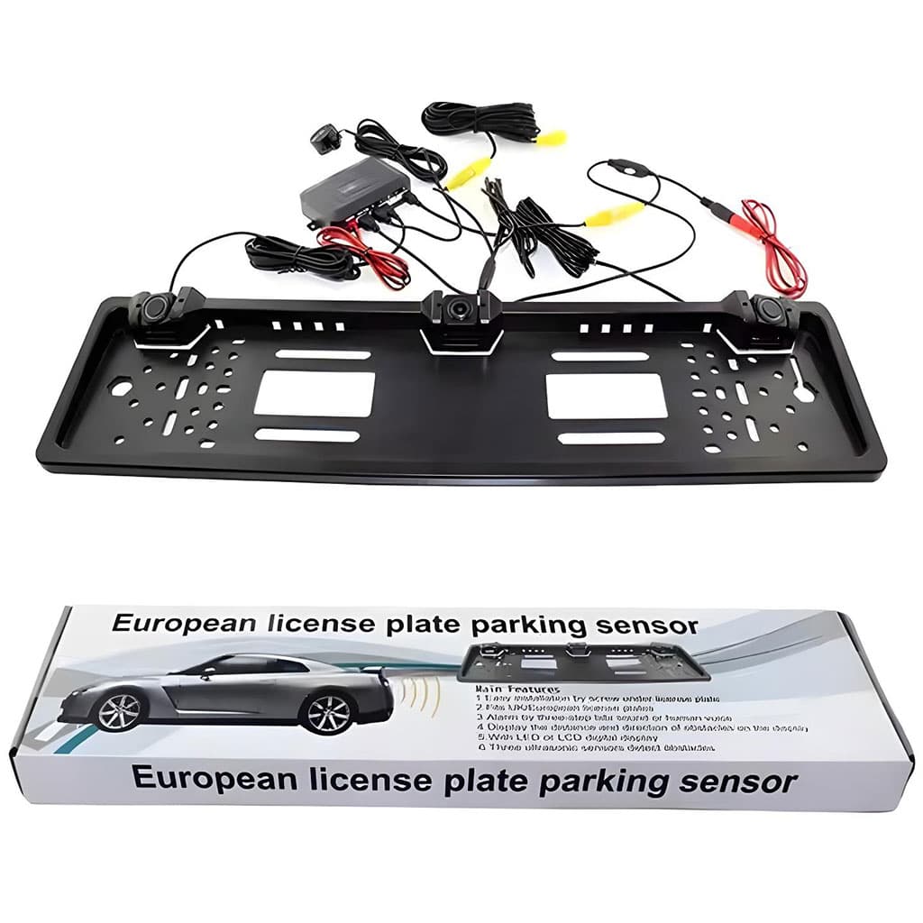 Caméra de recul HD Avec cadre de plaque d’immatriculation Standard et Radar de Recule - Accessoires Auto/Moto - صورة 7