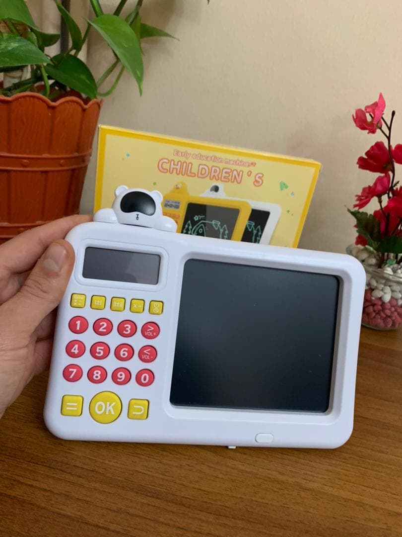 Tablette a déssin intéractive et calculatrice éducative pour enfants - Jouet & Gaming - صورة حقيقية 7
