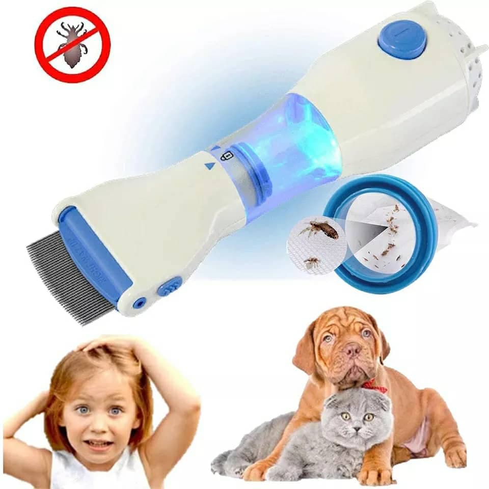 Comb Peigne Anti-Poux Électrique & Nettoyeur Cheveux - Électronique - صورة 2