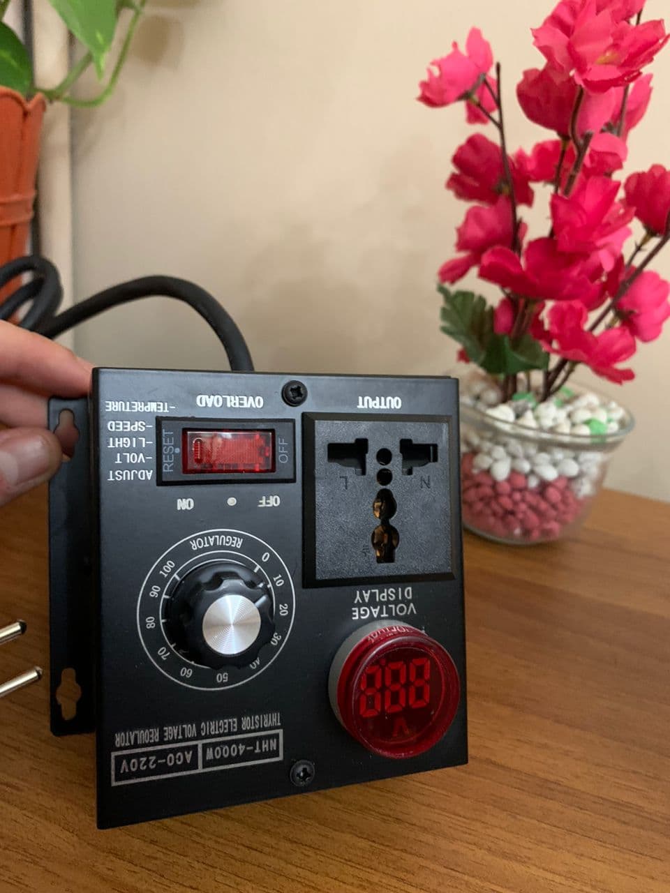 Régulateur de tension SCR AC 230V 4000W - Outillage et Bricolage - صورة حقيقية 8