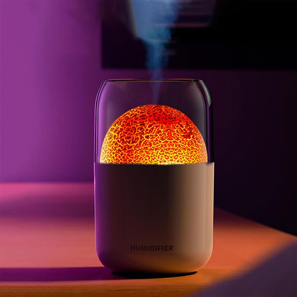 Diffuseur d’arômes Effet Volcan Lumineux 300ML - Décoration - صورة 1