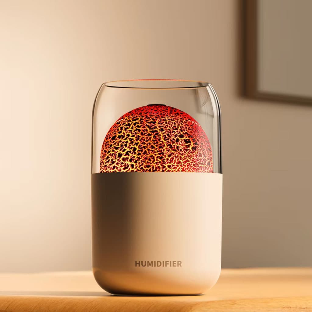 Diffuseur d’arômes Effet Volcan Lumineux 300ML - Décoration - صورة 2